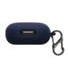 kwmobile cover voor oordopjes case - geschikt voor Anker Soundcore Sport X20 - Trendy beschermhoes draadloze oordopjes in donkerblauw