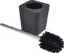 trends by kay Wc toilet borstel - houder zwart - borstel chroom
