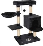 Merkloos / Sans marque Wan GmbH Kattenkrabpaal met Pluche Bal en Wandbevestiging - 93 cm Hoog