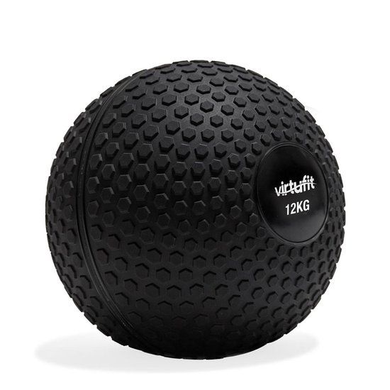 VirtuFit Slam Ball - 12 kg - Black - Fitness Ball - PVC - 2 Year Warranty