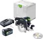 Festool HKC 55 KEB-Basic scie circulaire sans fil 18 V 160 mm sans balais + 1x batterie 5,0 Ah + chargeur + Systainer