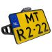 Heinz Bikes Support De Plaque D´immatriculation Avec Lumière Side Mount Tailight Nl Harley Davidson Softail Breakout Fxsb 13-17 Hbskz-fx-nl