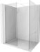Mexen Kioto paroi de douche Walk-in 125 x 80 cm, transparent, blanc