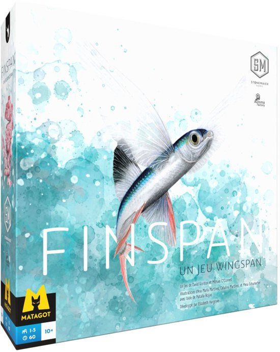 Matagot Finspan - Bordspel - Franstalige versie - 1 tot 5 spelers - 60 minuten - Vanaf 10 jaar