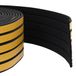 vidaXL Zelfklevende raamafdichting Zwart 8 x 2 mm 50 m EPDM-schuim