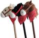 Tachan Paardenhoofd Met Stok Met Geluiden Veelkleurig 3-6 Ans Enfants