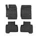 FROGUM 3D425248 Jeu de tapis de sol Caoutchouc, avant et arrière, noir