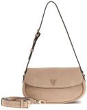 GUESS Danya Flap Shoulder Bag Taupe beige