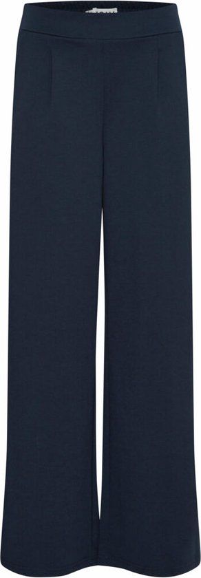 ICHI IHKATE SUS LONG WIDE Pantalon Dames - 194010 - Total Eclipse - Maat S (36)