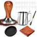 Merkloos Solidchoice - Ensemble pour préparer le café, comprenant un tamper, une verseuse à lait et des accessoires