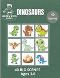 Dinosaurs Coloring Book for Kids Ages 3-6