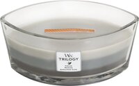 Woodwick Trilogy HearthWick Flame Ellipse Candle Warm Woods - 0663595769112