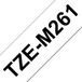 Brother TZe-M261 - Druckerband - Schwarz auf transparent - 1 Stück