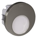 LEDIX 02-221-21 LED-wandlamp, aluminium, staalgrijs, 7,3 x 7,3 x 4,2 cm
