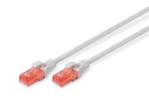 DIGITUS Cat 6 LAN Kabel - 3m - RJ45 - Grijs