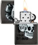 Zippo Punk Rock Skull Storm aansteker