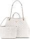GUESS Giully II Large 2 In 1 Tote Cream White schoudertas shopper