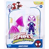 Hasbro Marvel Spidey and His Amazing Friends Ghost-Spider, speelfiguur met accessoire