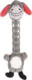 Flamingo Jouet pour chien NECKI Âne - Peluche - Gris - 41 x 18.5 cm