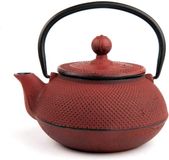 Merkloos Cast Iron Teapot 0.30L - Red Enameled