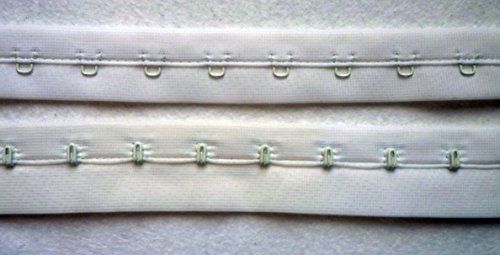 Prym - Wit (19 mm, 7m) haak en oogtape - 1 Stuk