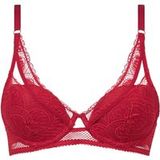 Chantelle Co Bra Tshirt Plunge Scarlet E80