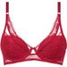 Chantelle Co Bra Tshirt Plunge Scarlet E80