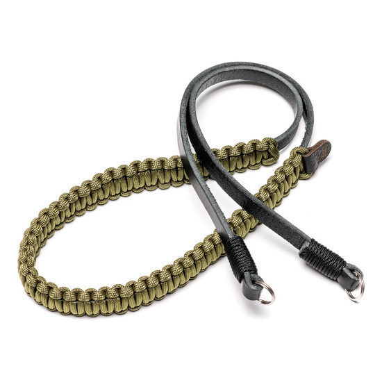 Leica COOPH Paracord Strap Zwart/Olive - 126cm