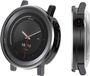 kwmobile Cover compatibel met CMF Watch 3 Pro Hoes – Fullbody Fitnesstracker Case Set van roestvrij staal – donkergrijs