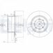 DELPHI Disque de frein DELPHI BG2637