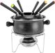 Cosy&Trendy fondue set met 6 vorken - emaille - ø 16cm