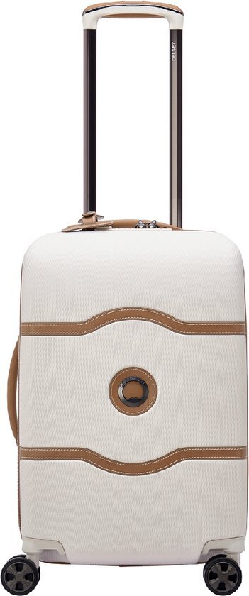 Delsey Handbagage harde koffer / Trolley / Reiskoffer - Chatelet Air - 55 cm - Wit