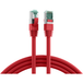 Patchkabel RJ45 Patchkabel Cat.6A S/FTP LSZH, rot 3m