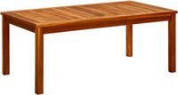 vidaXL Tuintafel 110x60x45 cm massief acaciahout