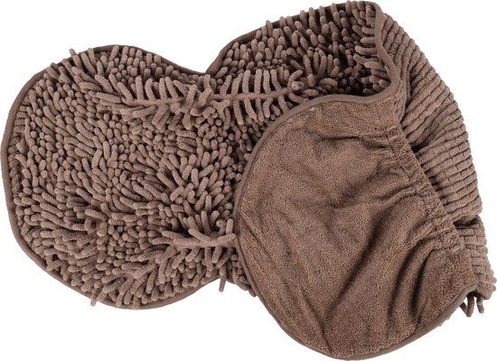 Flamingo Pakka Handdoek Microvezel Hond Taupe