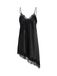 ONLY ONLINDONA STRAP SATIN LACE DRESS WVN Mini jurk Zwart Polyester Elastaan Maat M