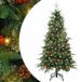 vidaXL Sapin de Noël artificiel articulé avec 150 LED Vert 150 cm PE et PVC