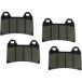Brenta Remblokken organische motorfiets voor Aprilia RS 250, RSV 1000 Futura, Benelli 66 125