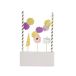 Homéa Birthday Cake Decoration + 3 Boho Cat Figures