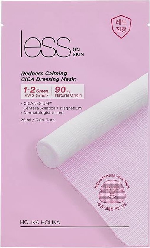 Holika Holika Less On Skin Redness Calming CICA Dressing Mask