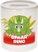Shoppartners Bv tirelire enfant - avec imprimé dinosaure - 8 x 9 cm - céramique