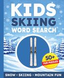 Kids Skiing Word Search Puzzle Book