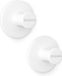 Brabantia Crochets de serviette ReNew - 2 pièces - Blanc