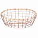 Villa d'Este Home Tivoli Grote ovale mand 36 x 24 cm van ijzer en hout, La Cucina