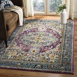 Safavieh Vloerkleed Arya Lila Polypropyleen Rechthoekig Klassiek 155x231 cm