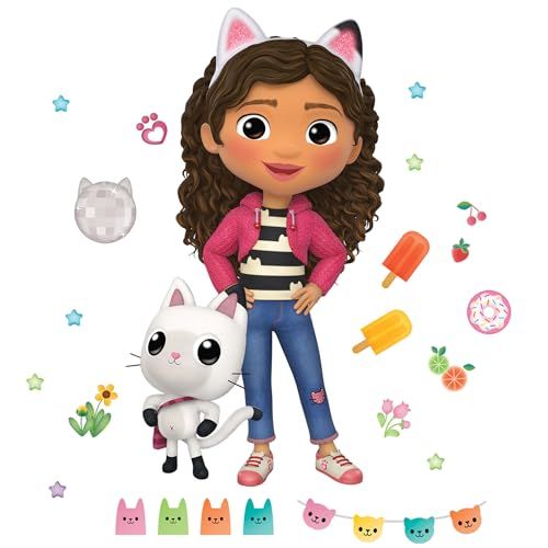 RoomMates RMK5453GM Gigantische Gabby-sticker, roze