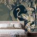 Flamant Rose Papier Peint Panoramique - 130 cm x 87 cm
