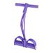Relaxdays Multi Expander Verstelbare pedalen Grip Piece Multifunctionele Weerstandsband voor Training Fitness Paars 1 stuk