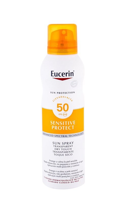 - Eucerin SENSITIVE PROTECT sun spray transparent dry touch SPF50 200