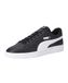 PUMA Unisex Puma Smash v2 L Sneakers, Puma Black-Puma White, 38 EU